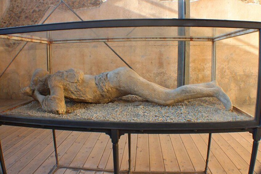 Petrified Body in Pompeii