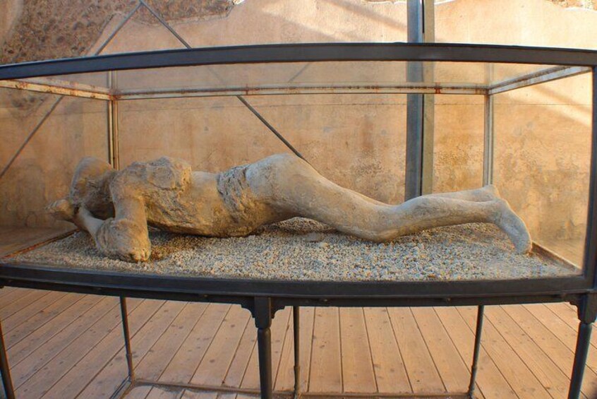 Petrified Body in Pompeii
