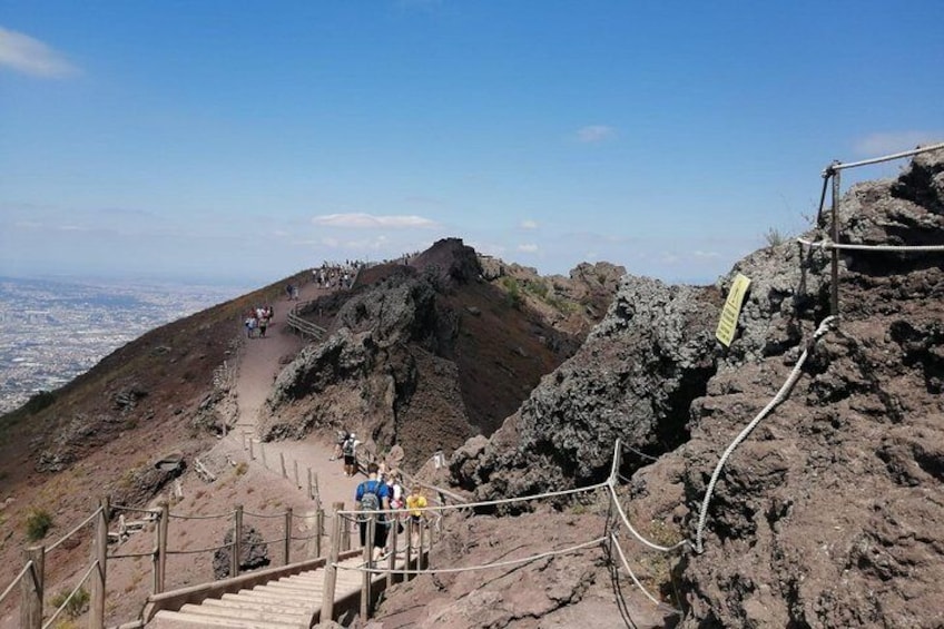 Skip-the-Line Pompeii & Volcano Vesuvius Day Tour w Hotel or Port Pickup