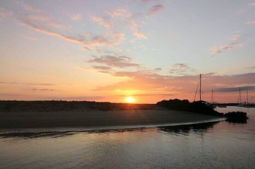 See the Algarve Sunset on this Faro Boat Tour