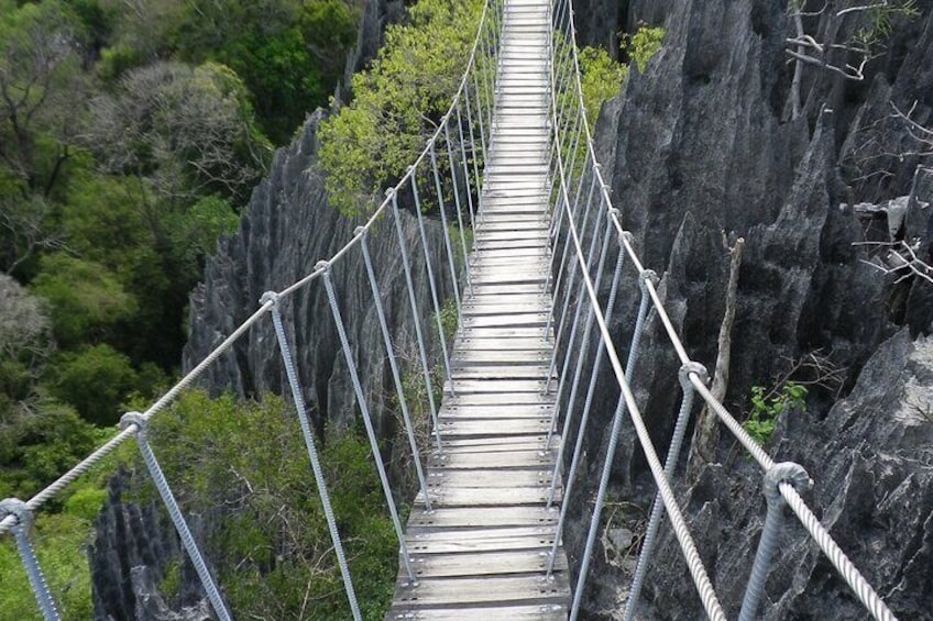 Ranotsara Suspended Bridge 120m High