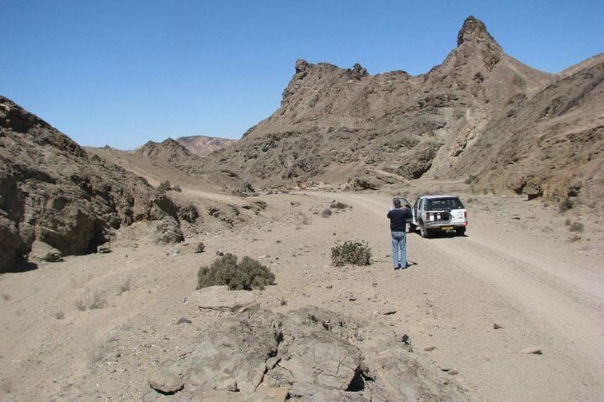 Touring the moon-landscape