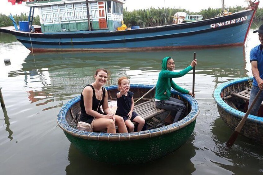 Basket boat ride