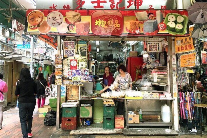 Traditional shop selling local snacks