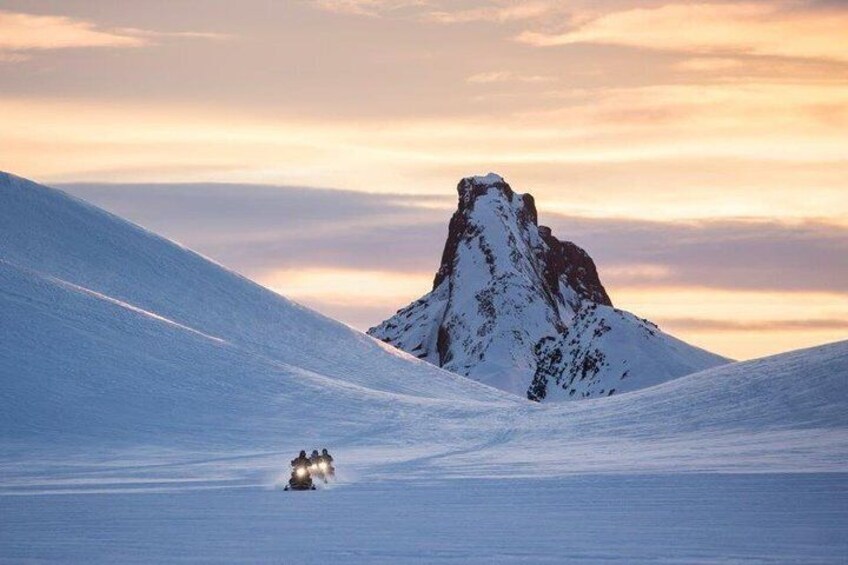 On the glacier