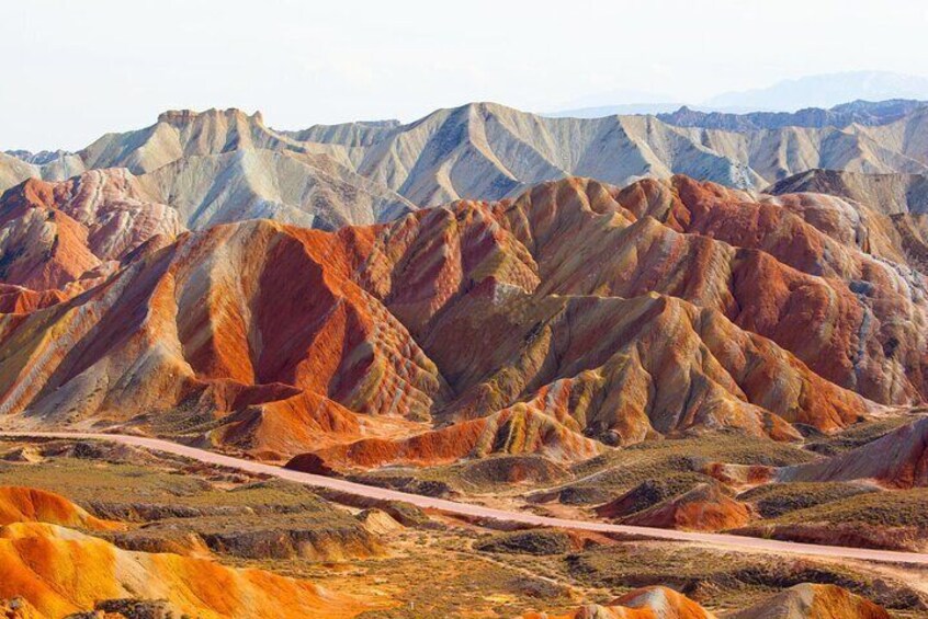 The Rainbow Mountain Scenic Area