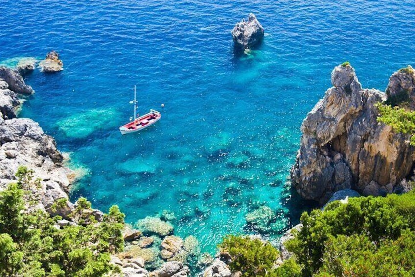Full Day Boat Trip in Corfu with BBQ