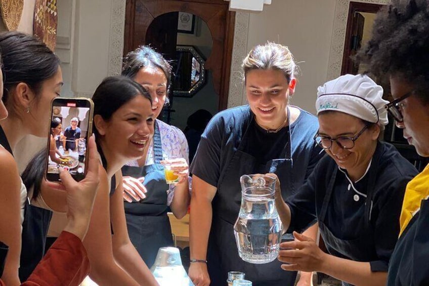 Moroccan cooking class with maket in the Medina of Marrakech