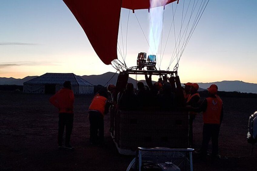 Hot Air Balloon Flight over Marrakech with Traditional Breakfast