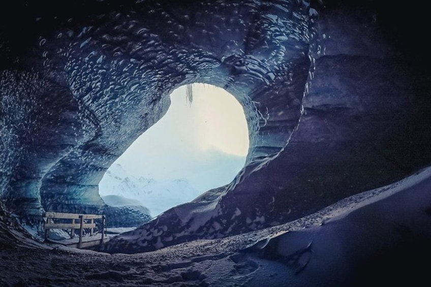 Ice Cave at Katla Volcano