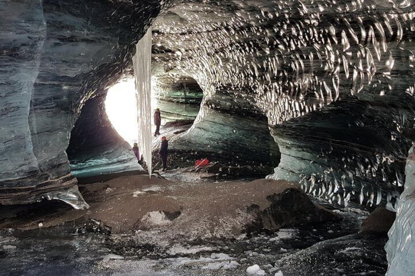 Ice Cave at Katla Volcano