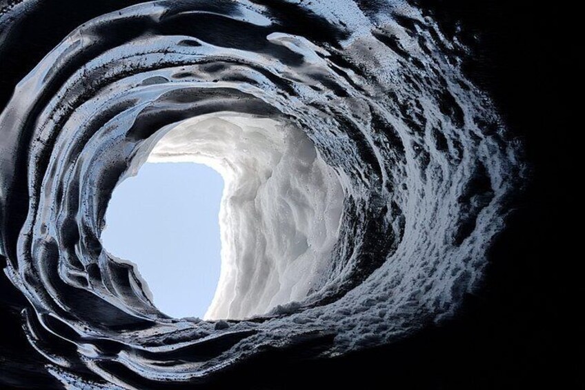 Ice Cave at Katla Volcano