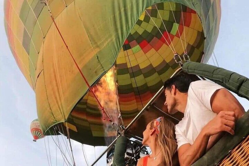 One package Luxor Hot Air Balloon with Luxor Full Day Tour