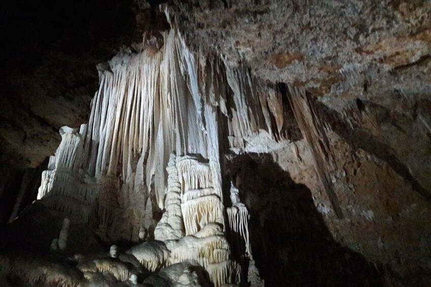 Amazing cave of Clamouse, in Herault Valley, Languedoc.