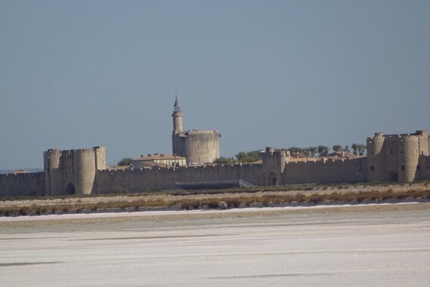 Aigues-Mortes fortified city.