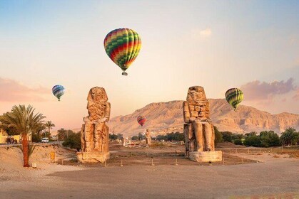 Luxor Full Day Tour Inc. Temples Balloon, Karnak ljud-ljusshow