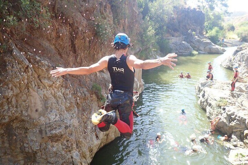 From Marbella: Canyoning Tour in Guadalmina Canyon