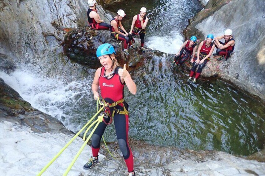 From Marbella: Canyoning Tour in Guadalmina Canyon