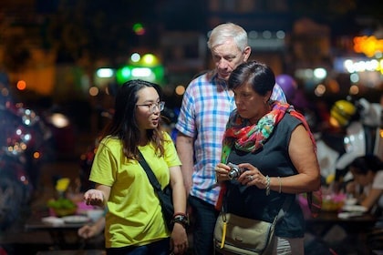 Saigon Night Street Food and City Tour on Scooter