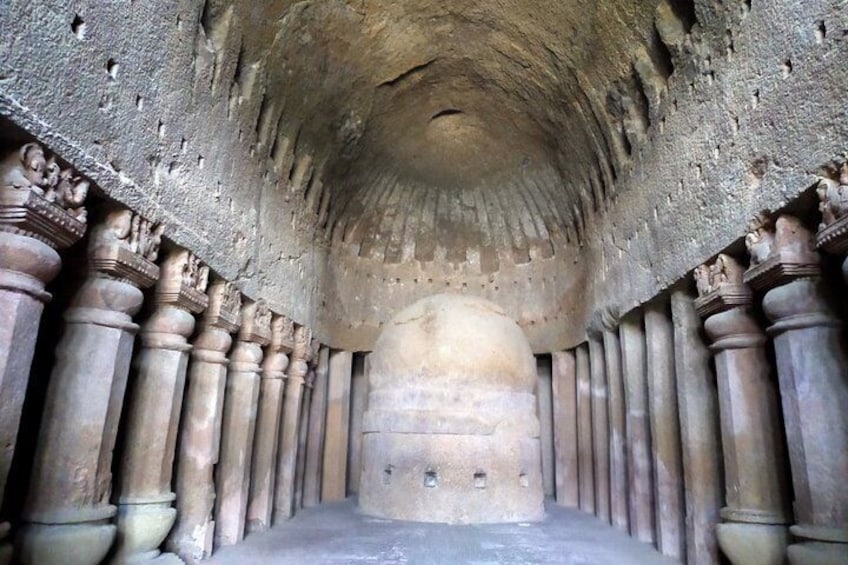 Big Stupa in Kanheri Caves