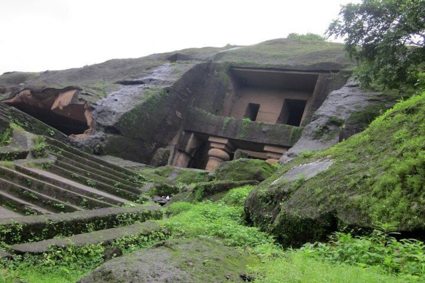 Kanheri Caves During Monsoon Season