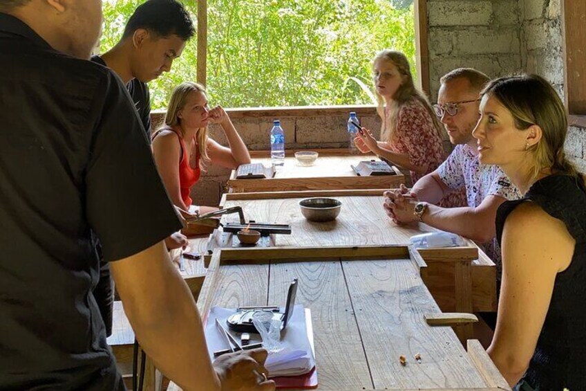 Silver jewelry making class in Ubud