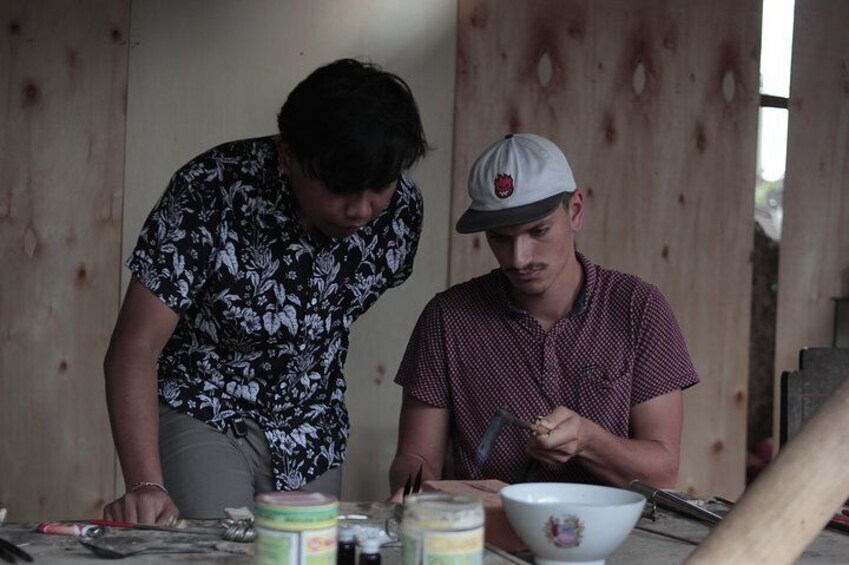 Silver jewelry making class in Gianyar