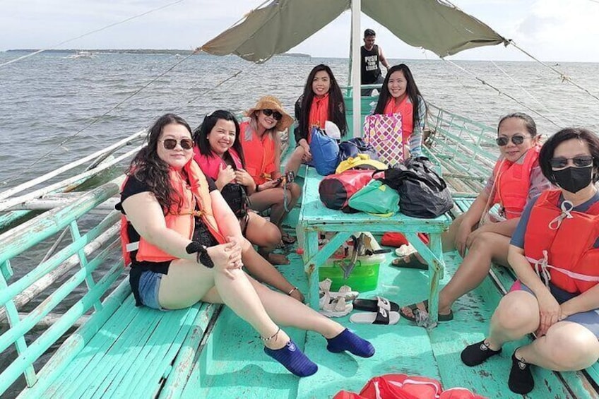 On the boat