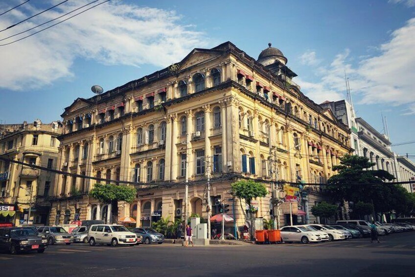 Colonial Building, downtown Yangon