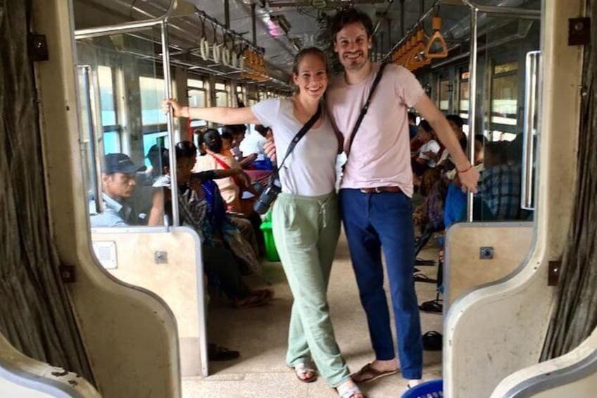 Circular Train in Yangon 