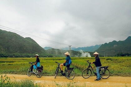 2 Days 1 Night Mai Chau Pu Luong Ethnic Trail E-Bike Tour Private Transfer