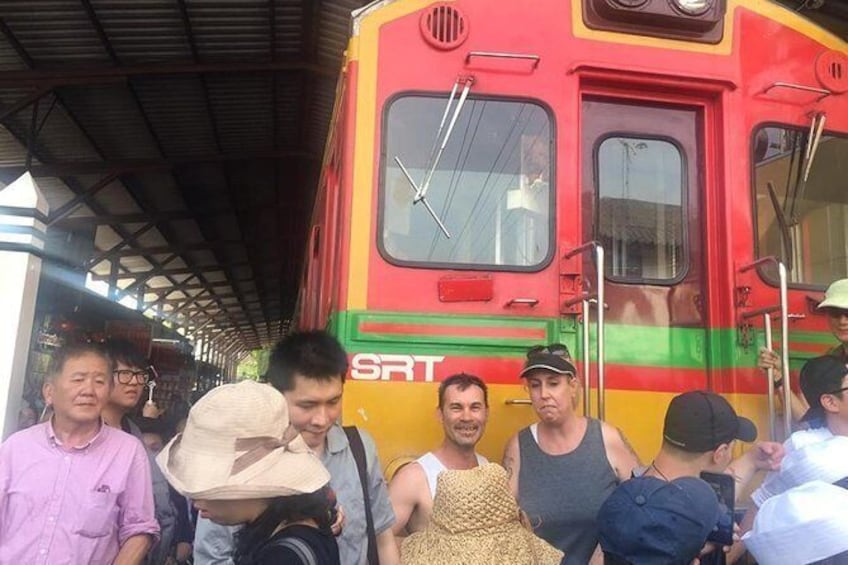 Show item 5 of 9. Private : Maeklong Railway & Amphawa Floating Market