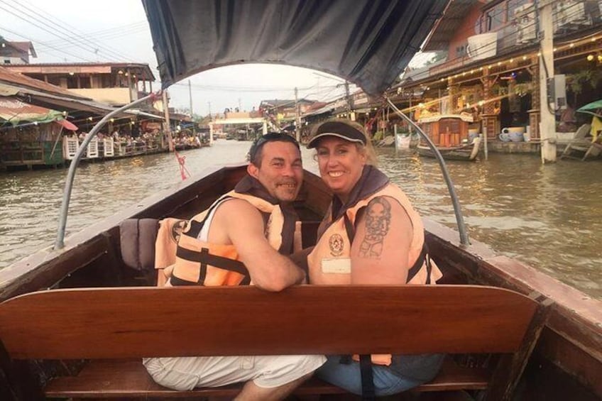 Show item 1 of 9. Private : Maeklong Railway & Amphawa Floating Market