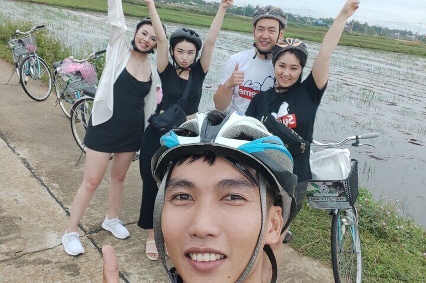 Hoian Countryside Bicycle-Kim Bồng Carpentry village,basket boat 
