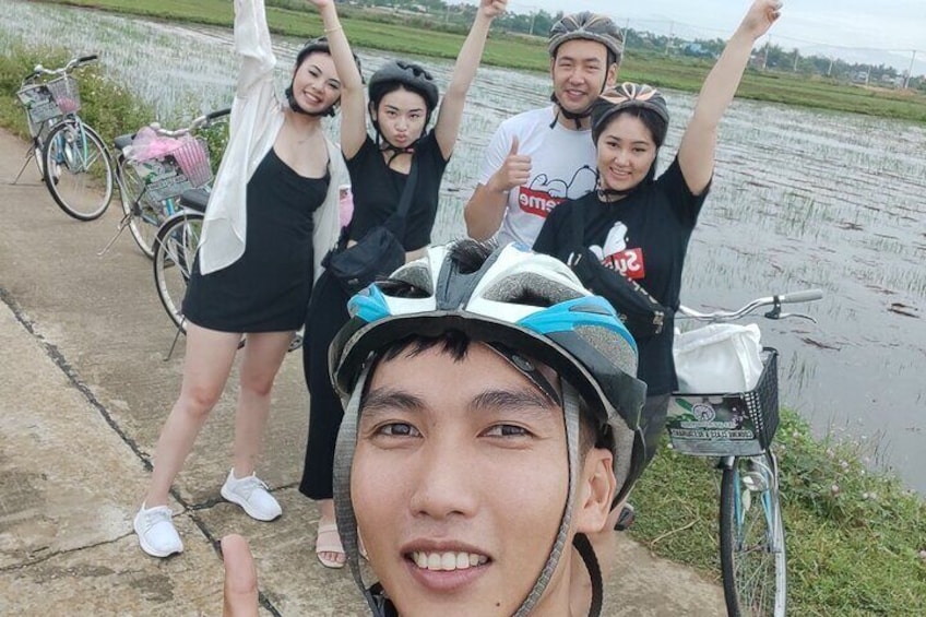 Hoian Countryside Bicycle-Kim Bồng Carpentry village,basket boat