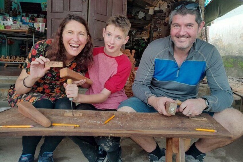 Hoian Bicycle Tour(Rural Village,Making Sleeping Mats &Rice Noodle,Basket Boat) 