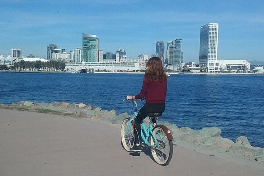 Coronado has WIDE Bike Paths