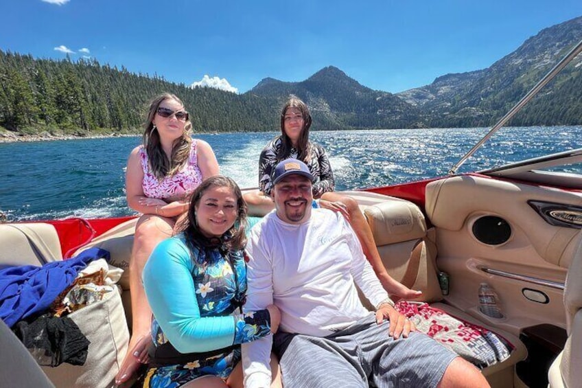 Private Boat Charter on Lake Tahoe with Captain Half Day