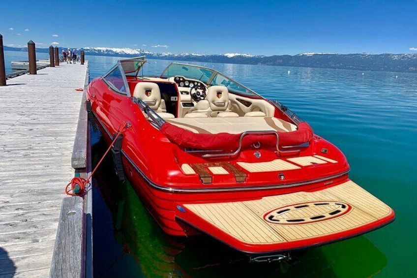 Private Boat Charter on Lake Tahoe with Captain Half Day