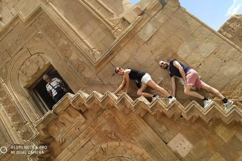 Our Guests in Noravank Monastery