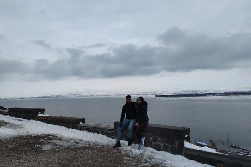 Our Guests from UAE near Lake Sevan