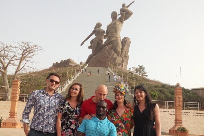 African Renaissance monument Dakar.