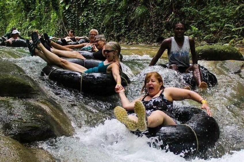 Blue Hole and River Tubing Combo from Ocho Rios