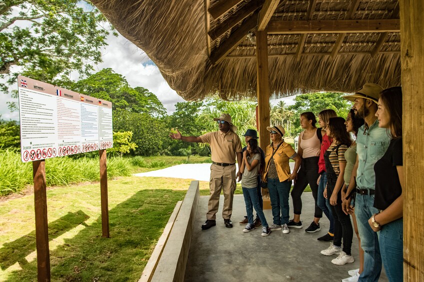 Tour group at Xploration Animal Encounters in Punta Cana