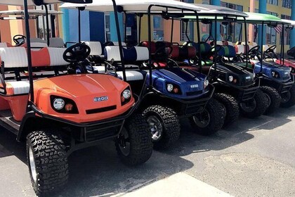 24-Hour Golf Cart Rental in South Padre Island for 4 Passengers
