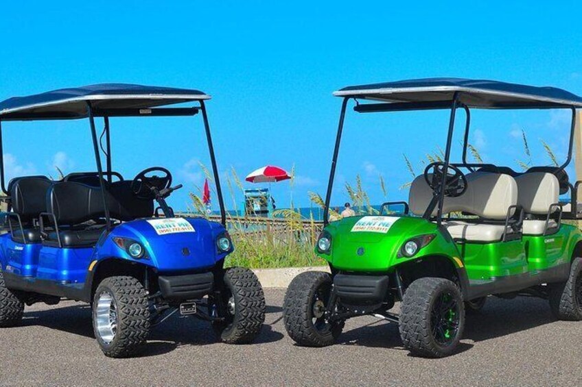 4-Hour Golf Cart Rental in South Padre Island (4 Passengers)