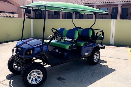 24-Hour Golf Cart Rental in South Padre Island for 6 Passengers