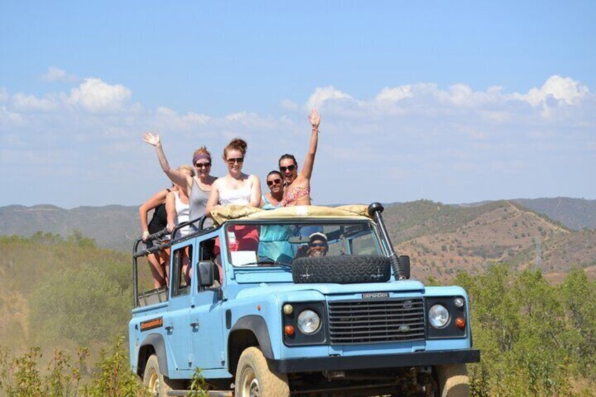 Benagil Secrets: Jeep and Boat Tour with Wine Tasting