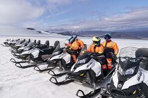 Into the Glacier: Ice tunnel and Snowmobile combo