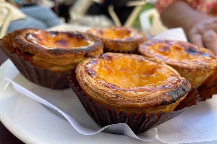 The famous "pastel de nata"